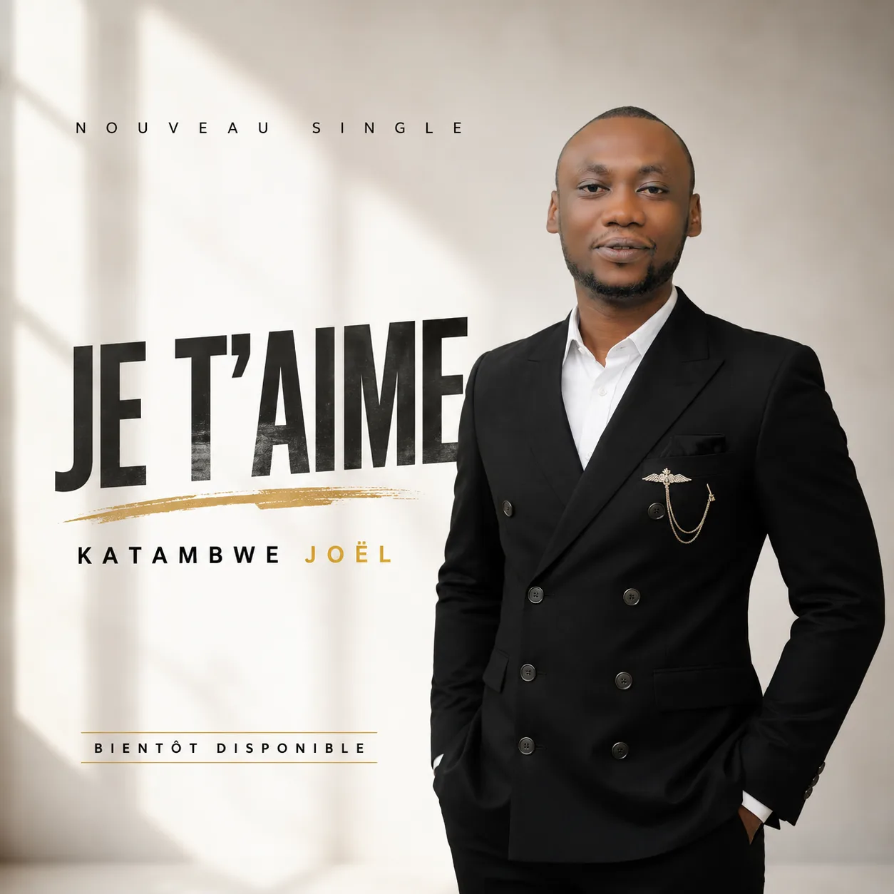 Musique : à J-3 de sa sortie, Katambwe Joël dévoilera « JE T’AIME » le 15 septembre 2026