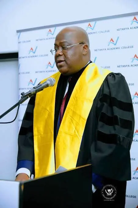 Amphithéâtre Kalaba Mutabusha de l’Université de Lubumbashi préparé pour la cérémonie annoncée du 30 septembre 2026