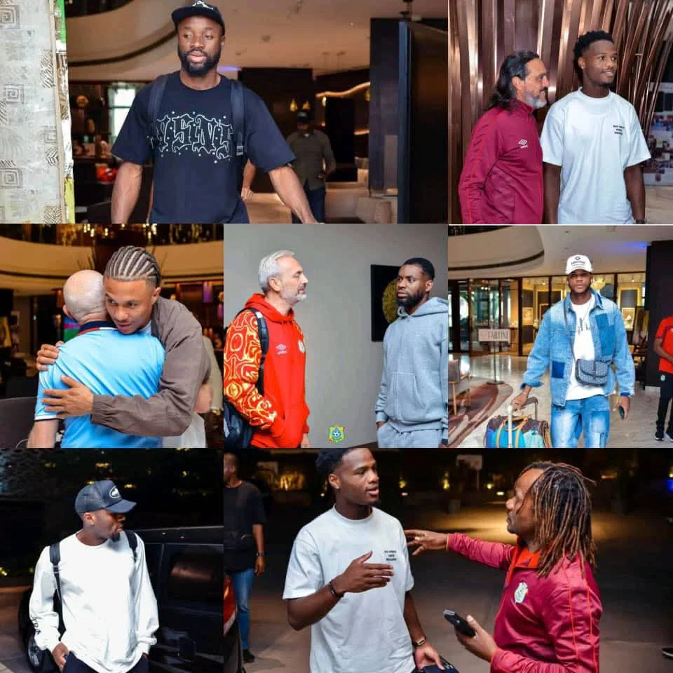 Des joueurs des Léopards de la RDC réunis à Kinshasa avant les éliminatoires de la CAN 2027