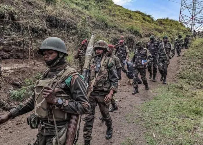 Forces gouvernementales et combattants Wazalendo dans le territoire de Masisi au Nord-Kivu sur fond de combats contre l’AFC/M23