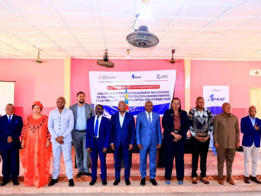 Participants à l’atelier du Projet d’Apprentissage et d’Autonomisation des Filles à Kananga dans le Kasaï Central